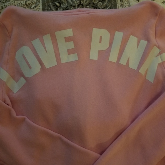 VS Pink Full Zip Hoodie - Picture 6 of 7